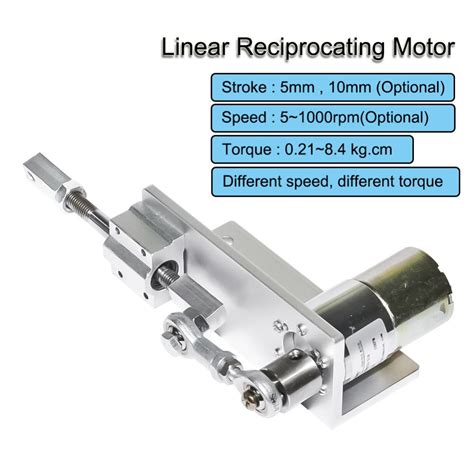 Being diy, budget is pretty important, as is not increasing the mass of the device on the shaft by linear encoder strip of some manner. DIY Design Reciprocating Cycle Linear Actuator with DC Gear Motor 12V 24 Volt Stroke 5/10mm ...