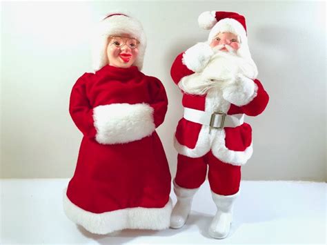 Harold Gale Mr And Mrs Santa Claus Retro Solstice