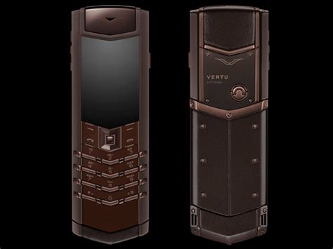 Luxurious Signature Pure Chocolate Phone From Vertu 1
