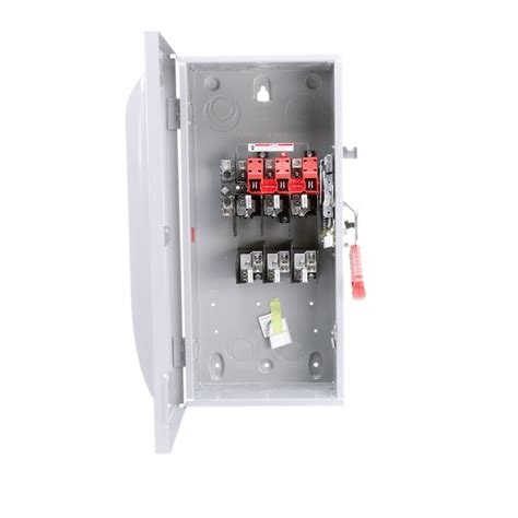Siemens 100 Amp 3 Pole Fusible Heavy Safety Switch Disconnect In The