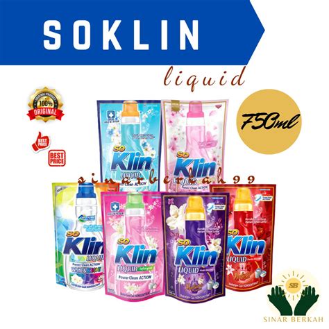 Jual Soklin Liquid 750 Ml 625 Ml Shopee Indonesia