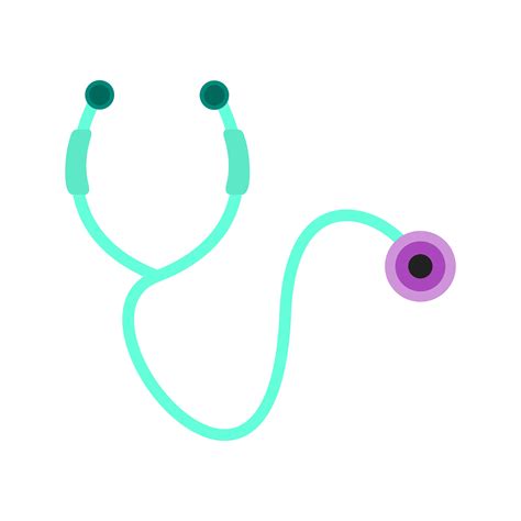 Stethoscope Flat Multi Color Icon 330991 Vector Art At Vecteezy
