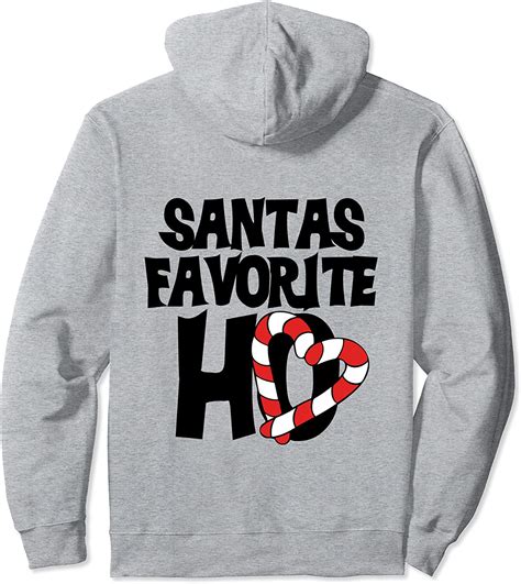 Santas Favorite Ho Pullover Hoodie Clothing Shoes And Jewelry