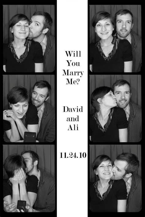 Proposal Inspiration Do It In A Photobooth An Adorable Way To Document Her Surprise Photo