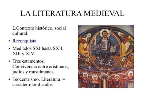 Tema 8 La Literatura Medieval Presentación
