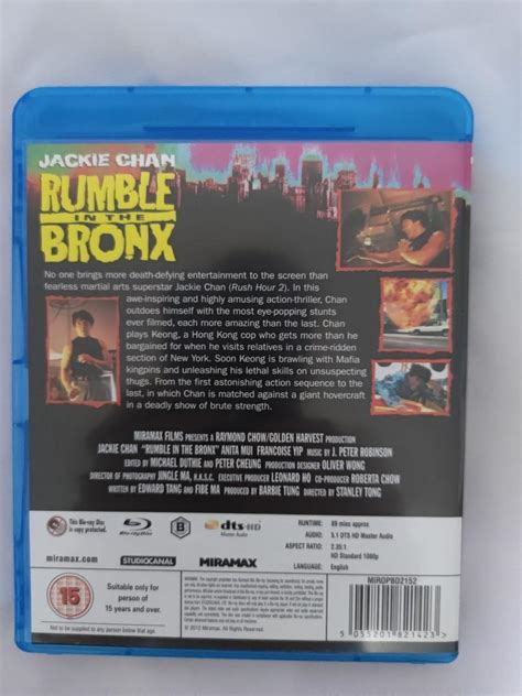 Rumble In The Bronx Blu Ray Movie Hobbies And Toys Music And Media Cds