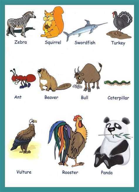 Uppercase and lowercase letters are provided on tiles, since kids are at different stages in identifying their letters. Animals Vocabulary For Kids