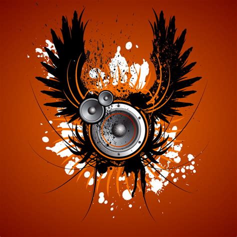 Speaker Sound Music Vector Design Images Vector Music Illustration