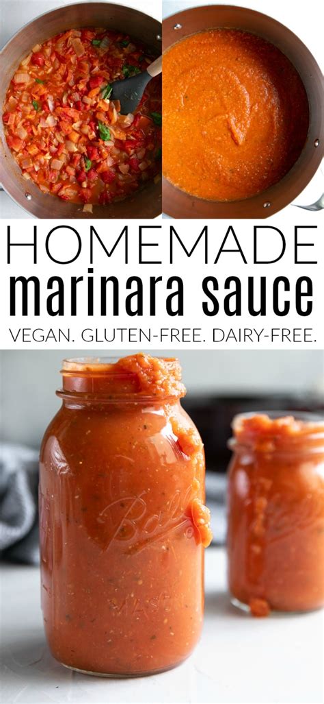 Super Easy Homemade Marinara Sauce Recipe The Forked Spoon