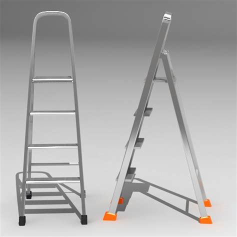 Step Ladder Free 3d Model Cgtrader