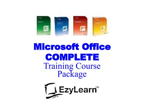 Microsoft Office Academy Complete Training Course Package Ezylearn