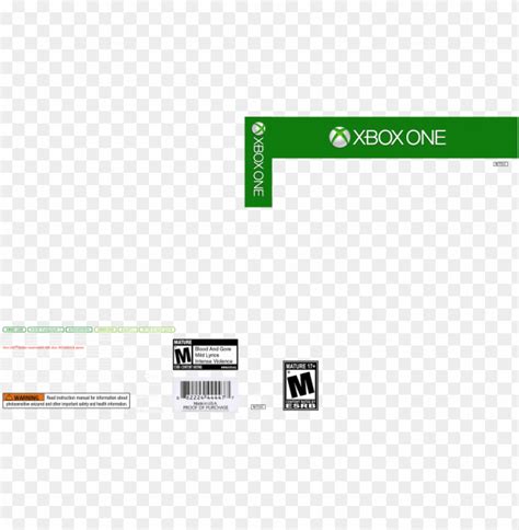 Free Download Hd Png Xbox One Template Blank Xbox One Game Cover Png