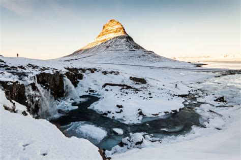 Kirkjufell Winter Stock Photos Pictures And Royalty Free Images Istock