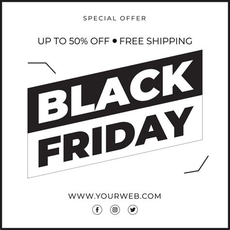 Premium Vector Black Friday Sale Banner Design Template And Graphic