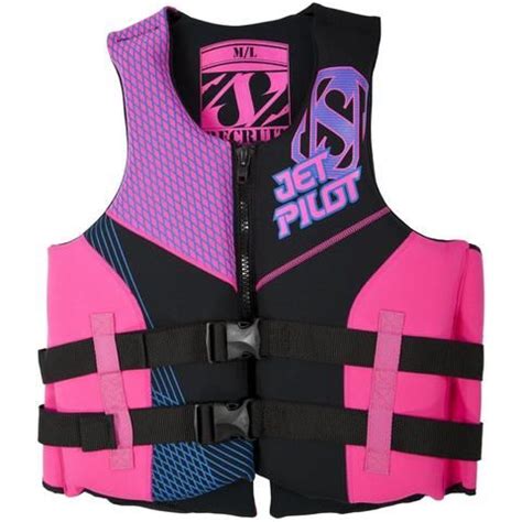 Универсальный жилет jobe 4 buckle life vest blue s21. Jet Pilot Recruit Neoprene Life Vest -Hot Pink | New jet ...
