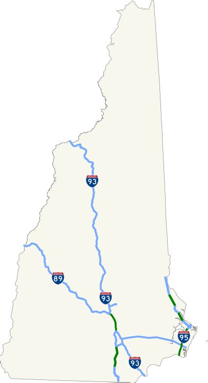 Bestandnew Hampshire Interstate Highway Mapsvg Wegenwiki