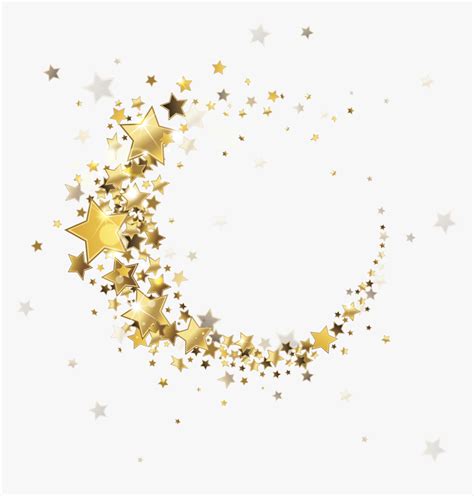 Round Star Spot Border Png Download Gold Star Border Png