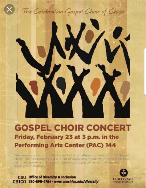 Pin By Jasmine Dunkley On Gospel Choir Posters Performing Arts Center
