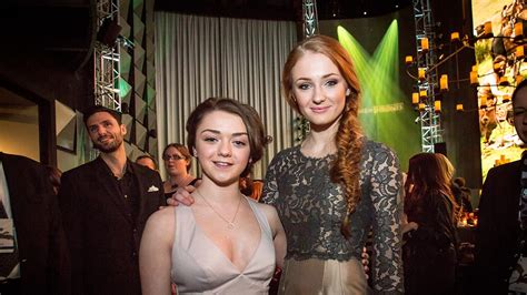 Game Of Thrones Stars Sophie Turner And Maisie Williams Got High Sat