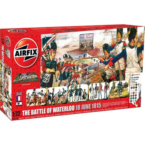 Airfix A50174 Battle Of Waterloo 172 Military Diorama Plastic Model