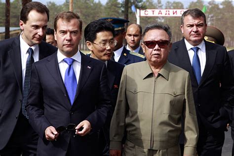 russia s medvedev eyes energy gains as he meets with north korea s kim jong il