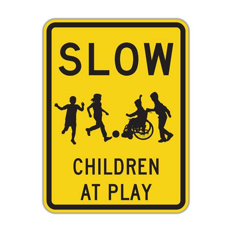 Hw9 12d Slow Children At Play Hall Signs