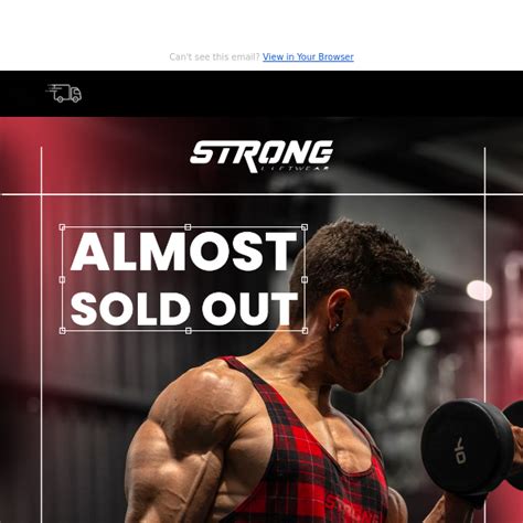 ️almost Sold Out ️ Strong Liftwear