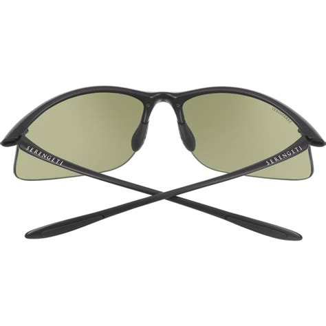 Serengeti Maestrale 8696 Matte Black Sunglasses Unisex