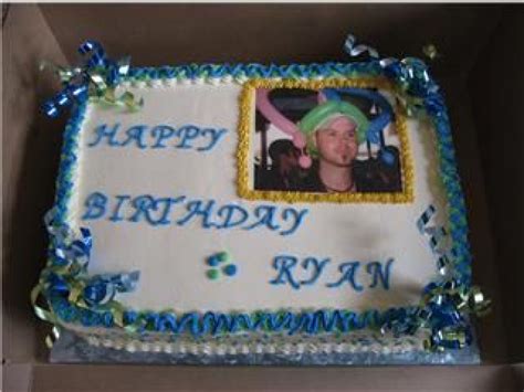 There are plenty of reasons to have a party. Ryan_Birthday_Cake.jpg - CakeCentral.com