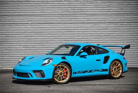 2019 Porsche 9912 Gt3 Rs Miami Blue Pcarmarket