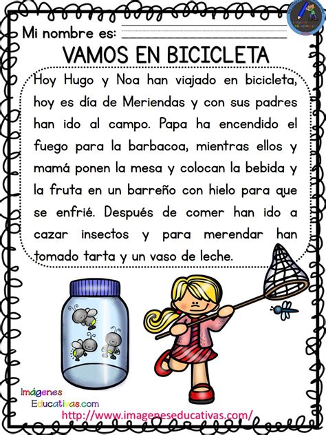 Lecturitas De Comprensi N Para Infantil Y Primer Ciclo De Primaria