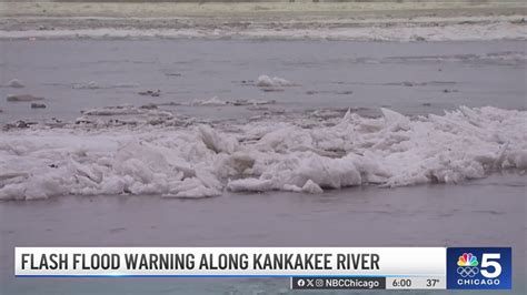 Flood Warning In Effect In Will County As Kankakee River Floods Due To
