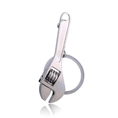Classic Trend Jewelry Creative Mini Tools Adjustable Wrench Keychain