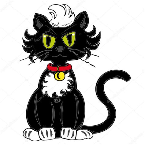Black Cat — Stock Vector © Milla74 3980238