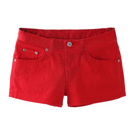 Popular Red Jeans Shorts Buy Cheap Red Jeans Shorts Lots From China Red