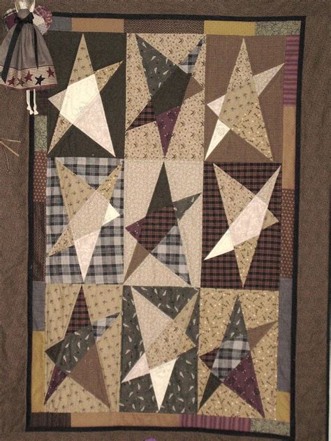 Primitive Star Quilt Buggy Barn Pattern Quilting Inspirations Pinterest