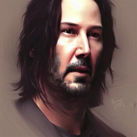 Portrait Of Keanu Reeves Majestic Elegant Highly Stable Diffusion