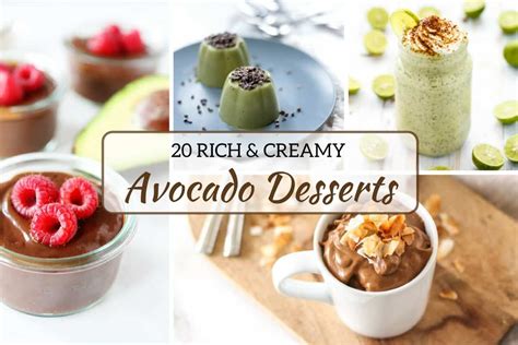 Here's an avocado recipe that's easy and irresistible: 20 Rich and Creamy Avocado Dessert Recipes