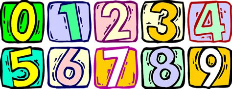 Colourful Numbers Clipart Free Download Transparent Png Creazilla