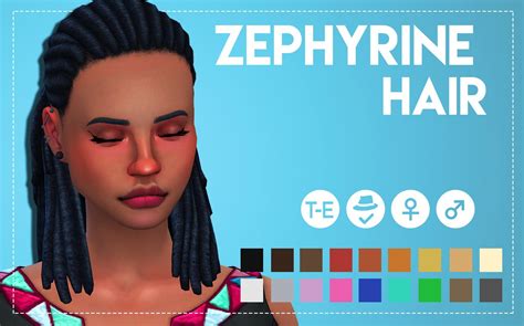 Simsworkshop Zephyrine Hairs By Weepingsimmer Sims 4 Hairs