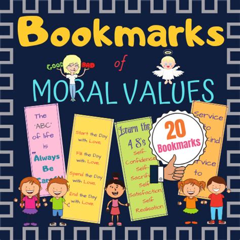 Moral Values Based Take Away Bookmarks Astoldbymom