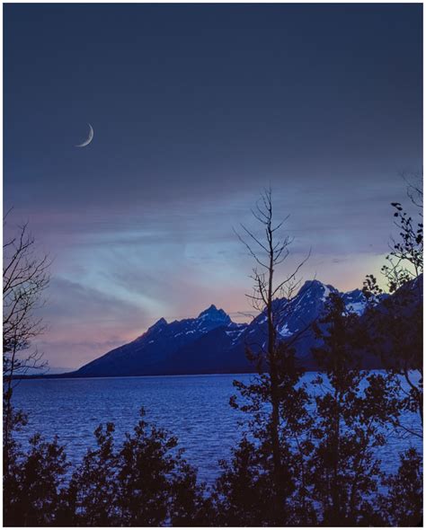 Jackson Lake Moon Rise Steve Caylor Flickr