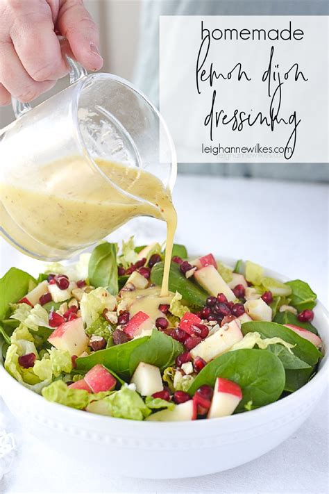 Lemon Dijon Salad Dressing Recipe Yummy Salad Recipes Delicious