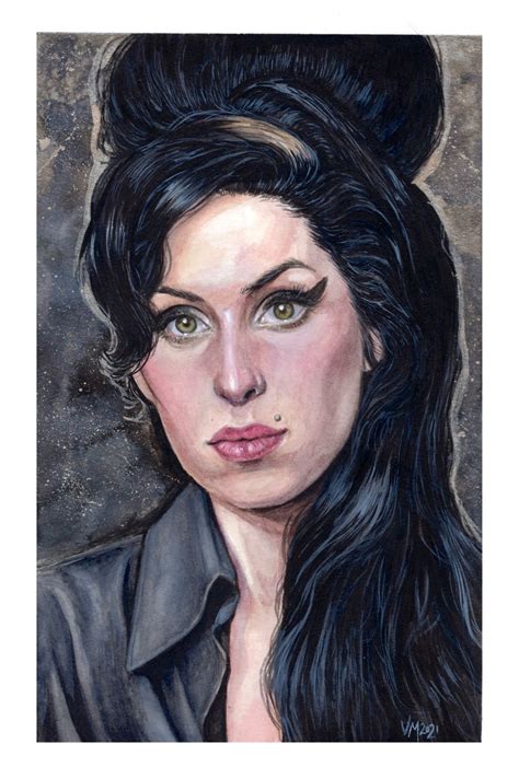 Amy Winehouse Print Vanessa Mckee Art