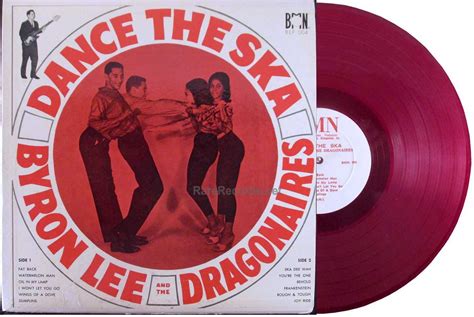 Byron Lee And The Dragonaires Dance The Ska 1964 Red Vinyl Jamaica Lp Rare Records Rare