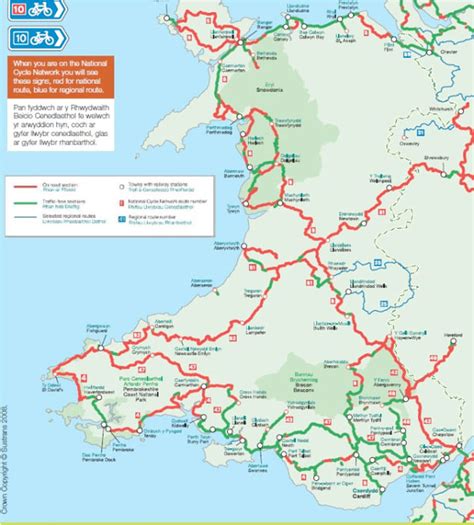 Sustrans National Cycle Route Map