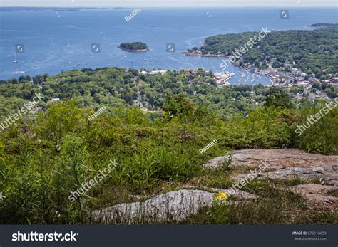 Scenic View Camden Harbor Mount Battie Stock Photo 676118659 Shutterstock