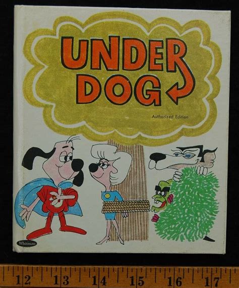 1964 Whitman Underdog Book Vintage 1960s Total Television Cartoon
