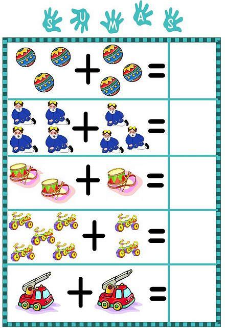 Desde imagen educativas apostamos por la imagen como vehículo educativo, una nueva forma de acercarse a contenidos educativos y otra forma de presentar la información. Resultado de imagen para hoja de trabajo de las sumas