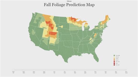 Fall Foliage Prediction Map 2020 Map